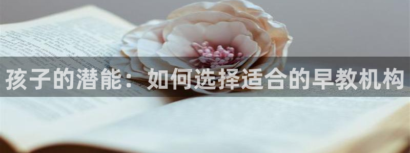 威九国际客服电话号码是多少：孩子的潜能：如何选择适合的早教机构
