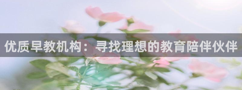 威九国际78mb：优质早教机构：寻找理想的教育陪伴伙伴