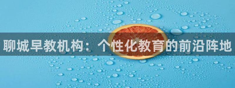 威九国际在线平台怎么样啊：聊城早教机构：个性化教育的前沿阵地