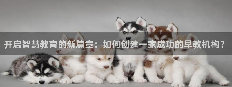 威九国际女儿的朋友：开启智慧教育的新篇章：如何创建一家成功的早教机构？