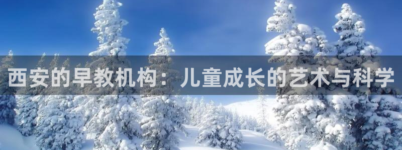 威九国际游戏app(网站):西安的早教机构:儿童成长的艺术与科学