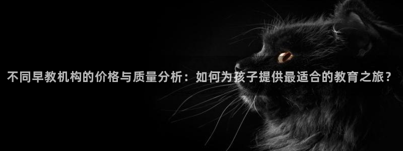 威九国际66cm：不同早教机构的价格与质量分析：如何为孩子提供最适合的教育之旅？