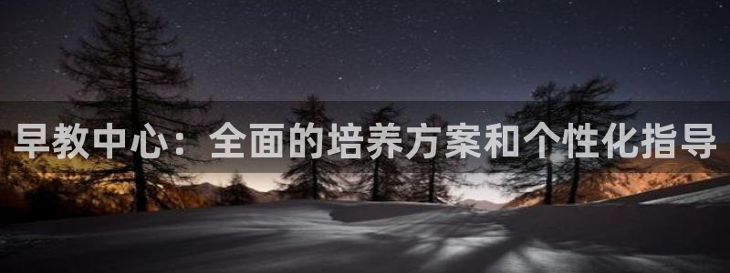 威九国际的网站入口在哪里:早教中心:全面的培养方案和个性化指导