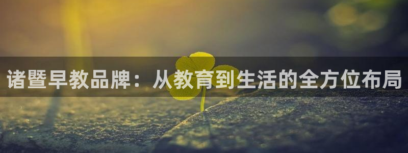 威九国际66m66成长模式免费：诸暨早教品牌：从教育到生活的全方位布局