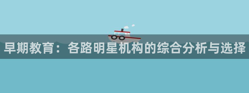 威九国际黑钱：早期教育：各路明星机构的综合分析与选择
